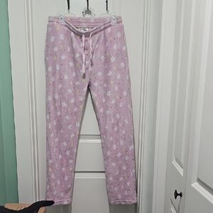 Sailor Moon Pink Pajama Pants with Bunnies And Moons